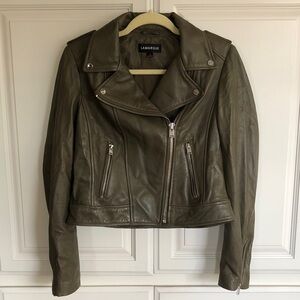 LAMARQUE leather moto jacket